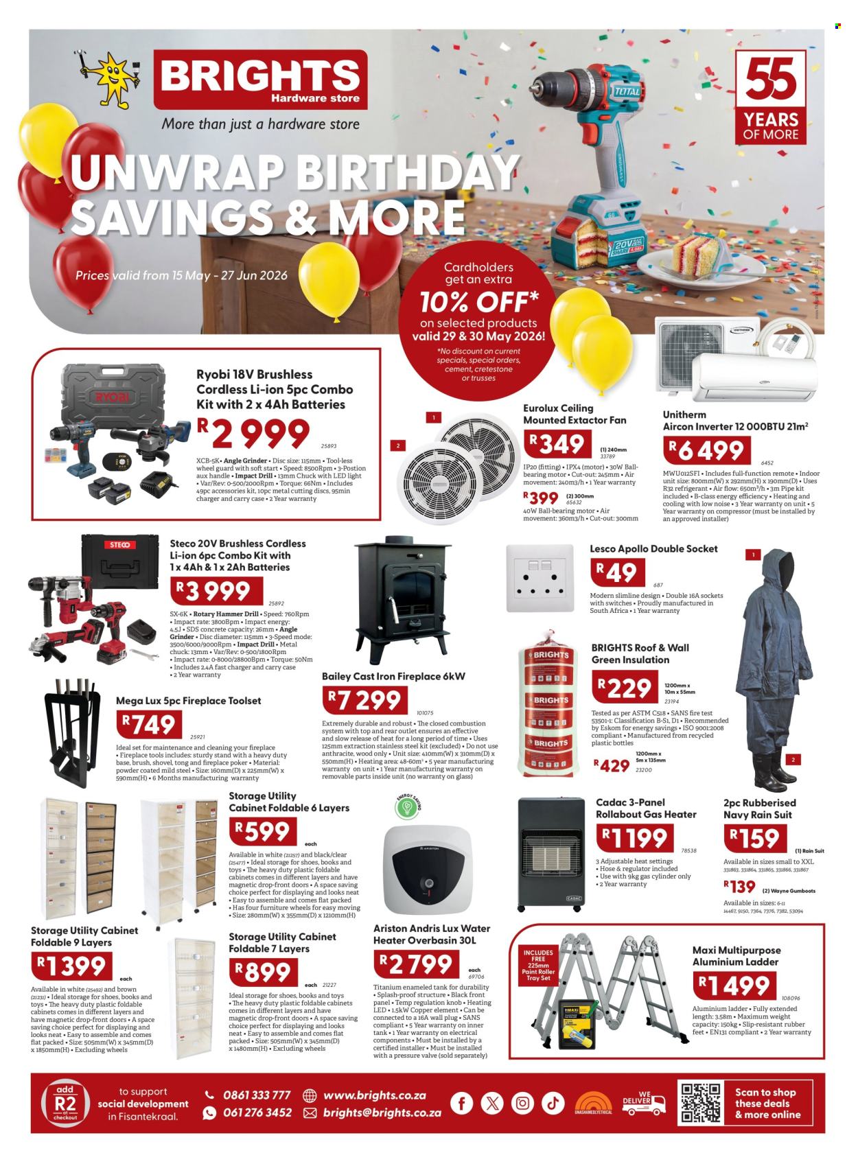Brights Hardware specials - 15/05/2026 - 27/06/2026. Page 1