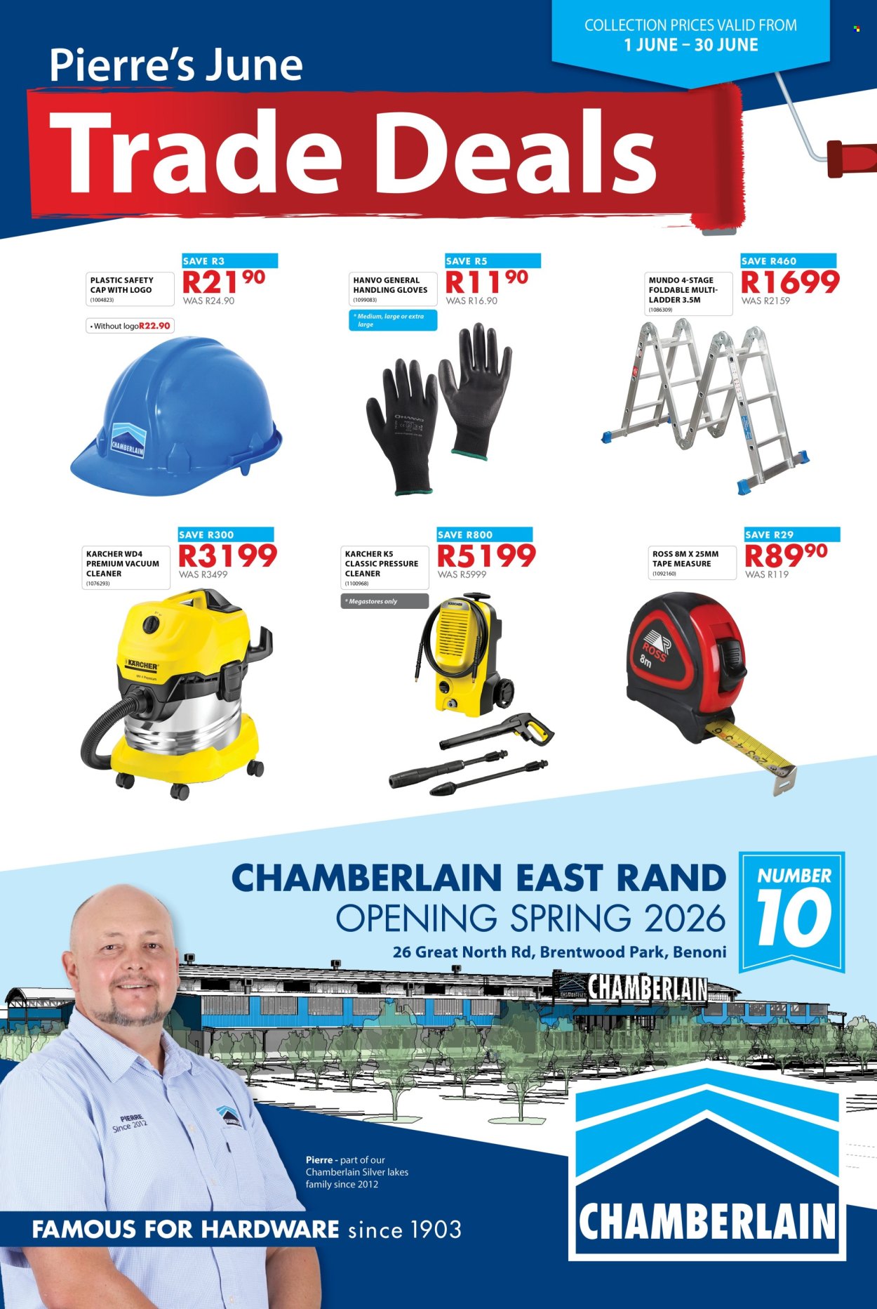 Chamberlain specials - 01/06/2026 - 30/06/2026. Page 1