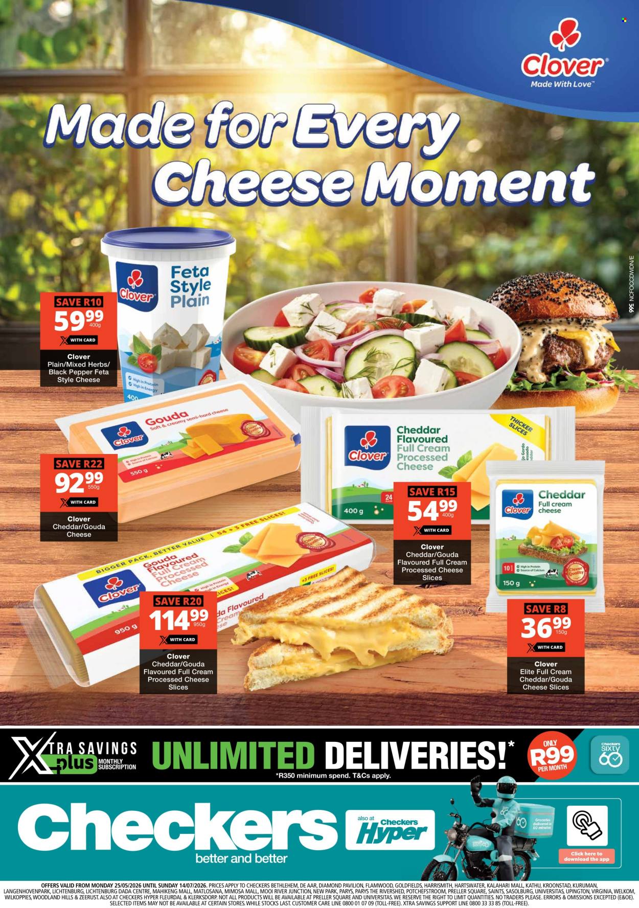 Checkers specials - 25/05/2026 - 14/07/2026. Page 1