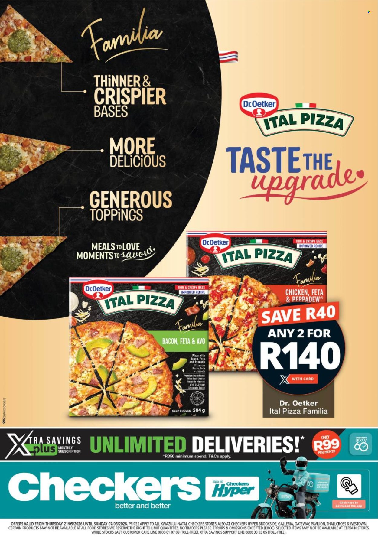 Checkers specials - 21/05/2026 - 07/06/2026. Page 1
