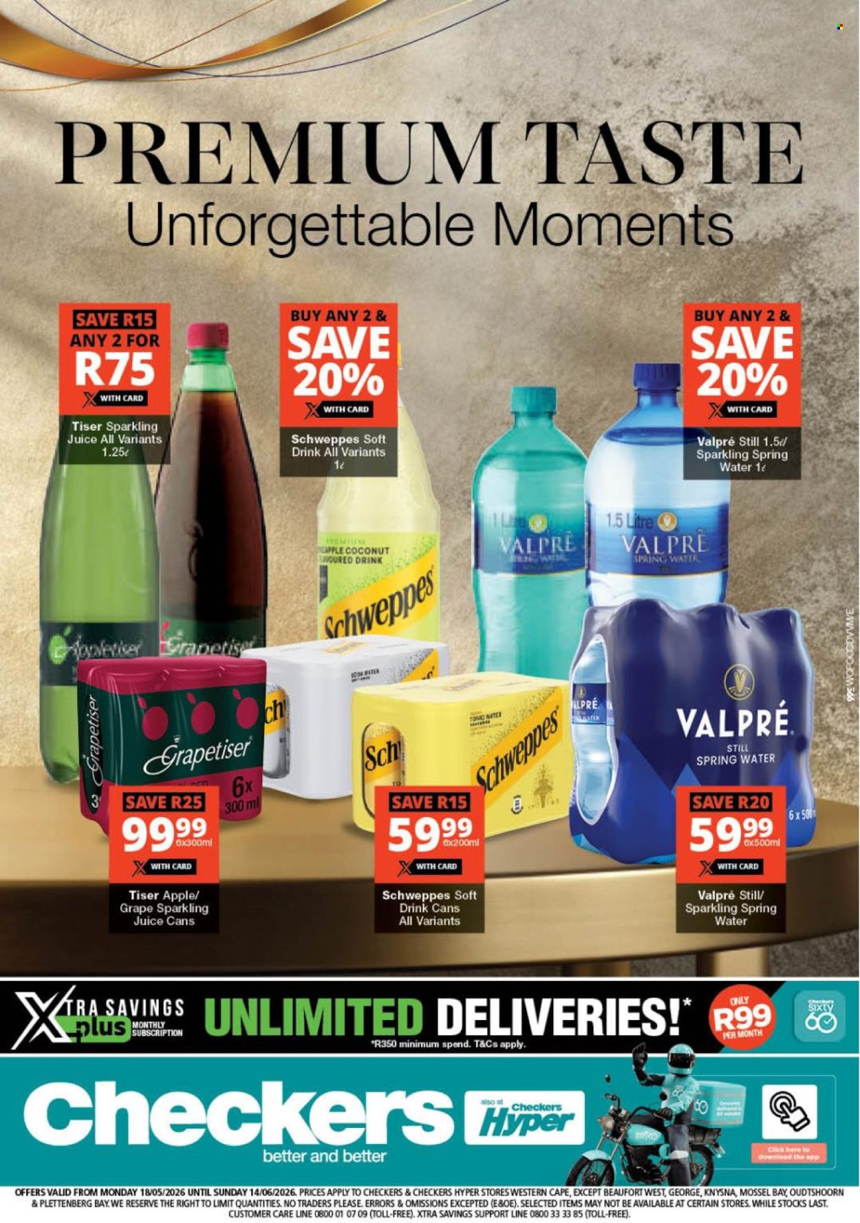 Checkers specials - 18/05/2026 - 14/06/2026. Page 1