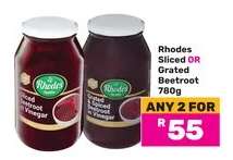 Rhodes Sliced OR Grated Beetroot