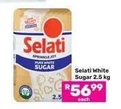 Selati White Sugar 2.5 kg