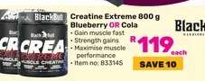 Creatine Extreme 800 g Blueberry OR Cola