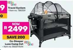 Co-Sleeper Luxe Camp Cot