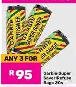 Garbie Super Saver Refuse Bags 20s