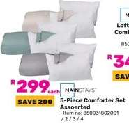 5-Piece Comforter Set Assorted