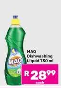 MAQ Dishwashing Liquid 750 ml