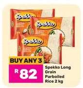 Spekko Long Grain Parboiled Rice 2 kg