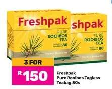 Freshpak Pure Rooibos Tagless Teabag 80s