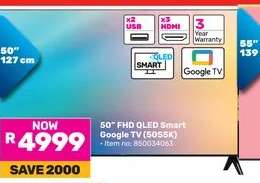 50" FHD QLED Smart Google TV (50S5K)