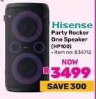Hisense Party Rocker One Speaker HP100