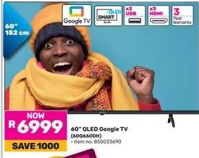60” QLED Google TV