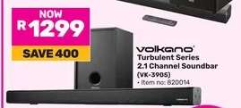 Volkano Turbulent Series 2.1 Channel Soundbar VK-3905