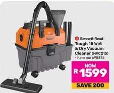 Bennett Read Tough 15 Wet & Dry Vacuum Cleaner (HVC215)