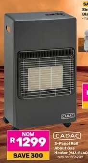 CADAC 3-Panel Roll About Gas Heater