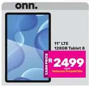onn. 11" LTE 128GB Tablet 8