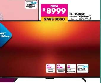 65" 4K QLED Smart TV (65Q60)