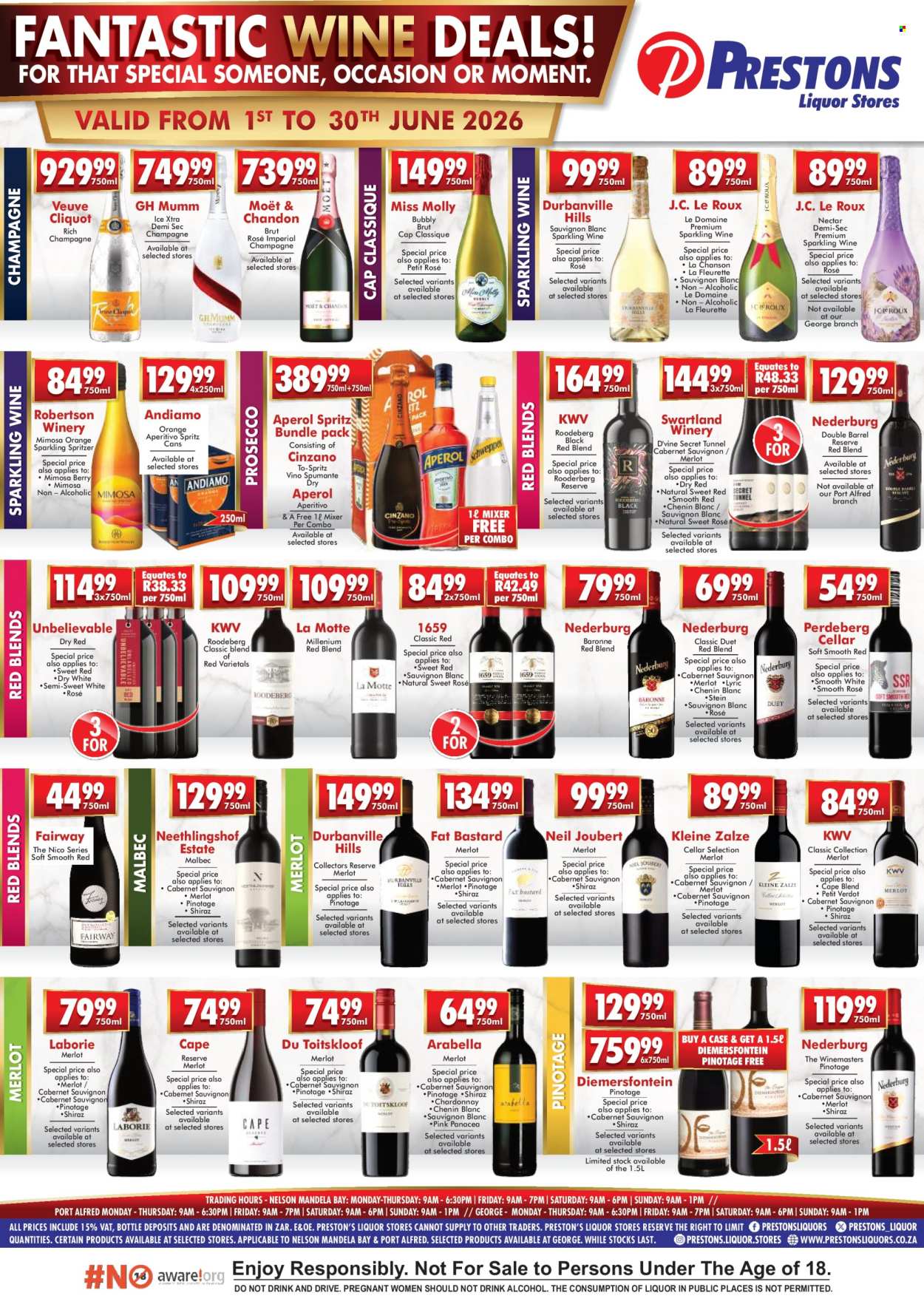 Prestons Liquor Stores specials - 01/06/2026 - 30/06/2026. Page 1