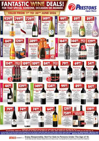 thumbnail - Prestons Liquor Stores catalogue