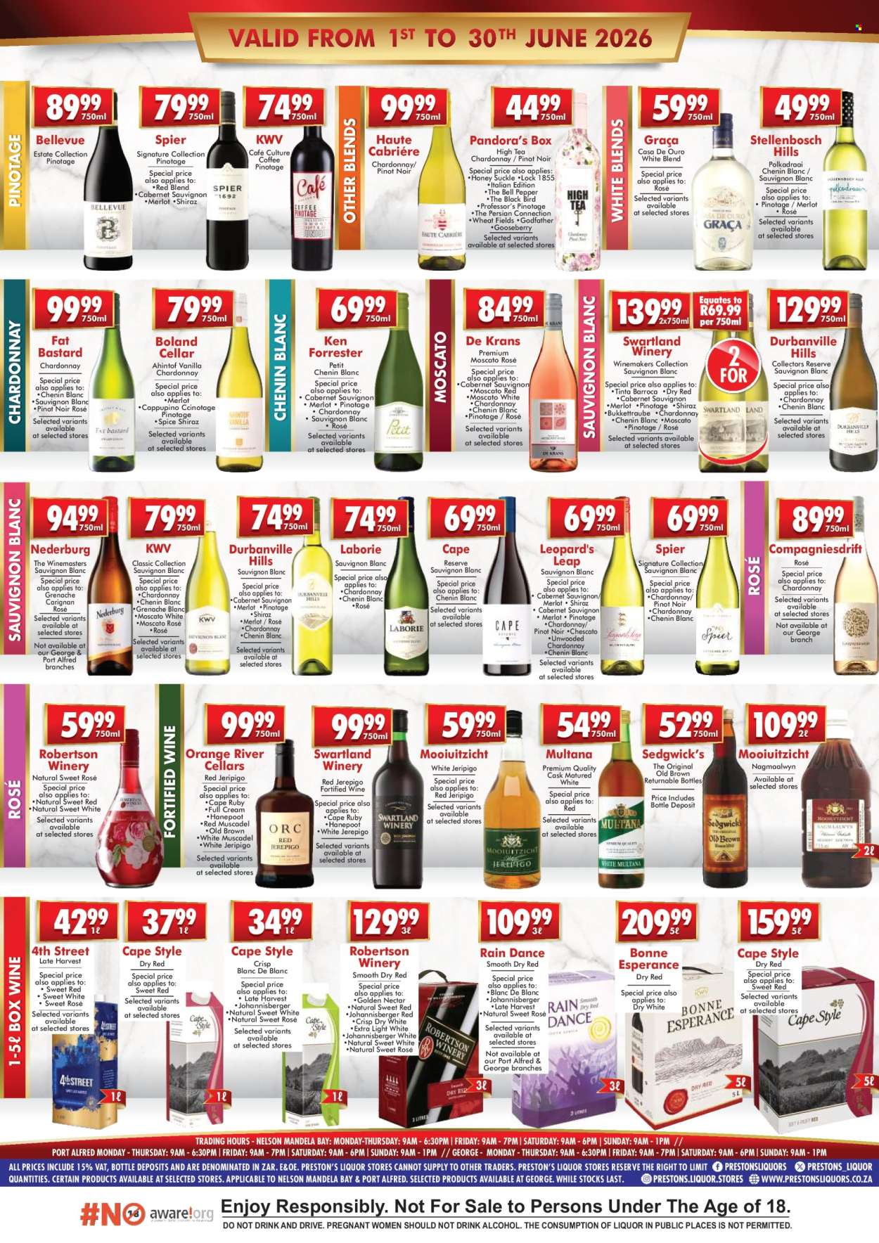 Prestons Liquor Stores specials - 01/06/2026 - 30/06/2026. Page 2