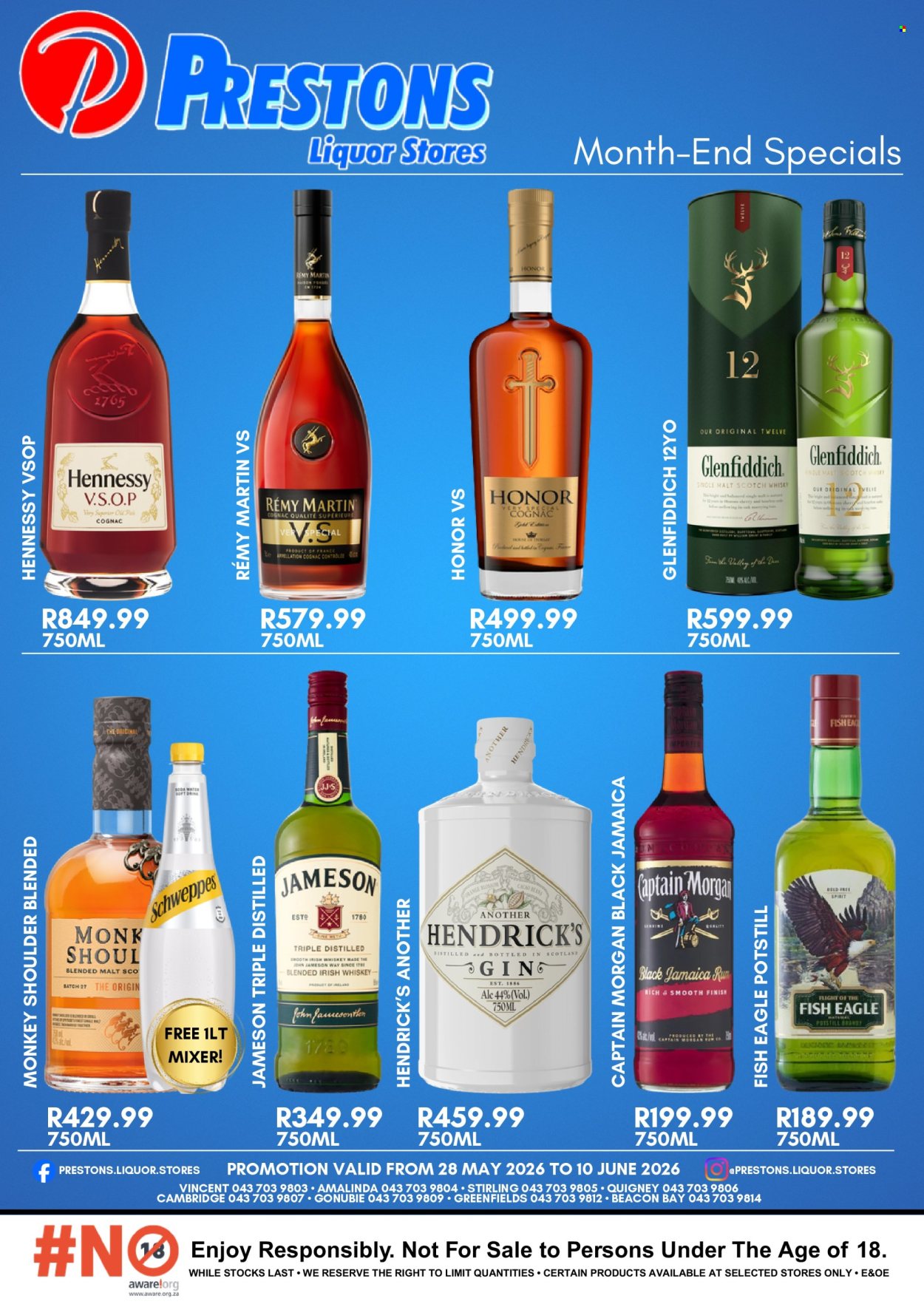Prestons Liquor Stores specials - 28/05/2026 - 10/07/2026. Page 1