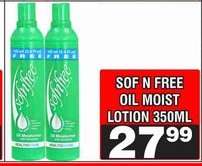 SOF N FREE OIL MOIST LOTION 350ML