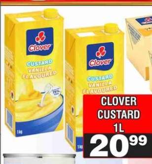 CLOVER CUSTARD 1L