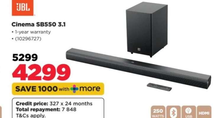 JBL Cinema SB550 3.1