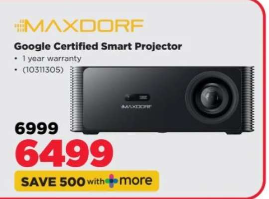 MAXDORF Google Certified Smart Projector