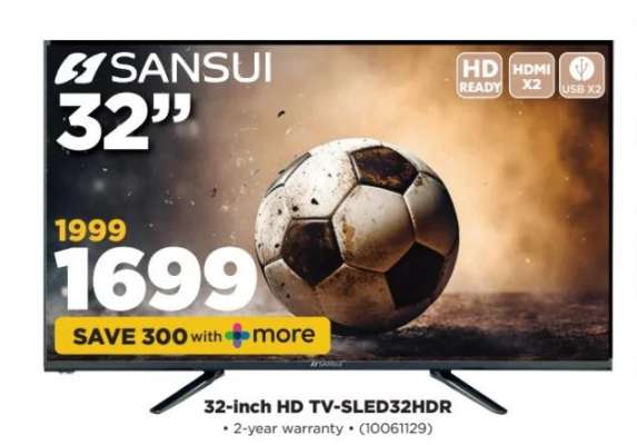 Sansui 32-inch HD TV-SLED32HDR