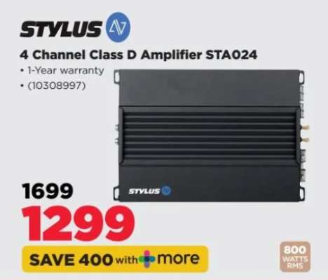 4 Channel Class D Amplifier STA024