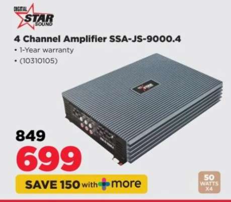 4 Channel Amplifier SSA-JS-9000.4