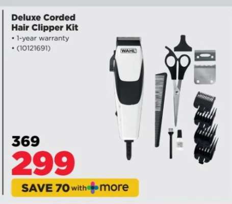 Deluxe Corded Hair Clipper Kit