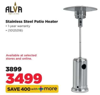 Alva Stainless Steel Patio Heater