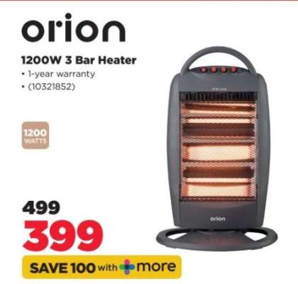 orion 1200W 3 Bar Heater