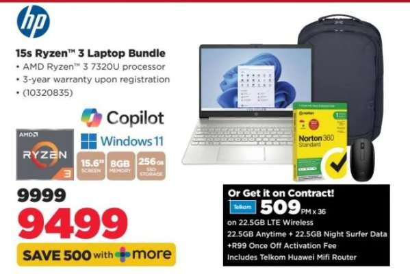 15s Ryzen™ 3 Laptop Bundle