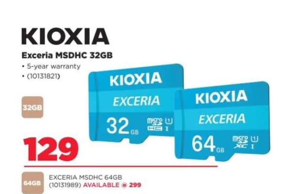 KIOXIA Exceria MSDHC 32GB