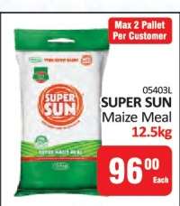 SUPER SUN Maize Meal 12.5kg