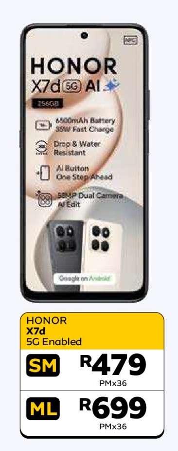 HONOR X7d