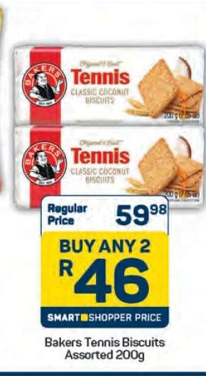 Bakers Tennis Biscuits Assorted 200g