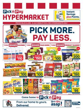 Pick n Pay Hypermarket catalogue  - 08/06/2026 - 06/07/2026.