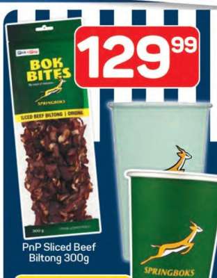 PnP Sliced Beef Biltong 300g