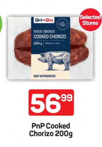PnP Cooked Chorizo 200g