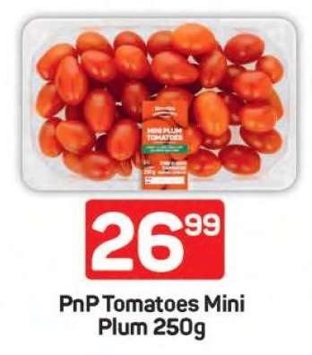 PnP Tomatoes Mini Plum 250g