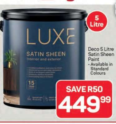 Luxe Satin Sheen Paint