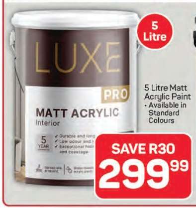 Luxe Pro Matt Acrylic Paint