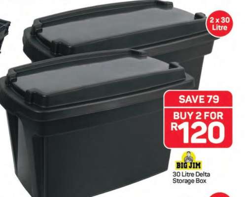 Big Jim 30 Litre Delta Storage Box