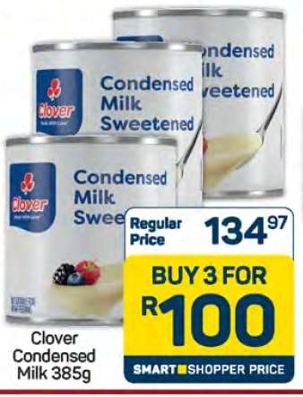 Clover Condensed Milk 385g