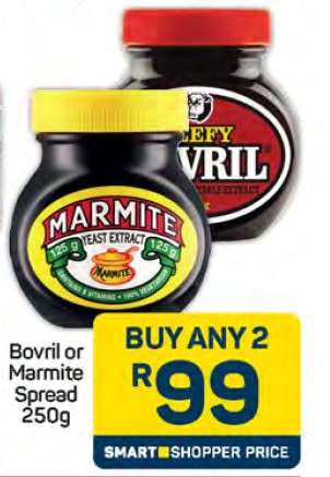 Bovril or Marmite Spread 250g